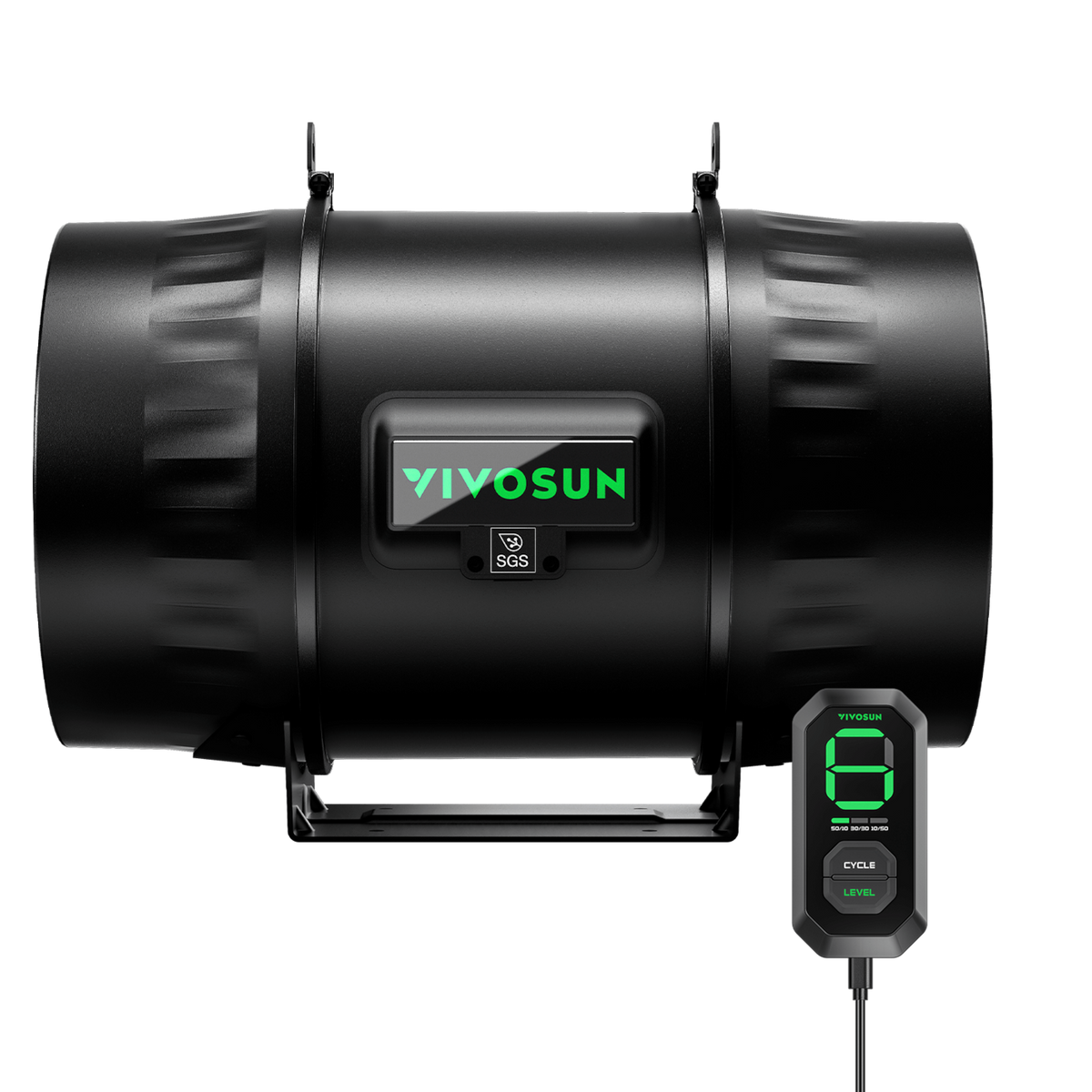 VIVOSUN AeroZesh T8 mit E12-Geschwindigkeitsregler
