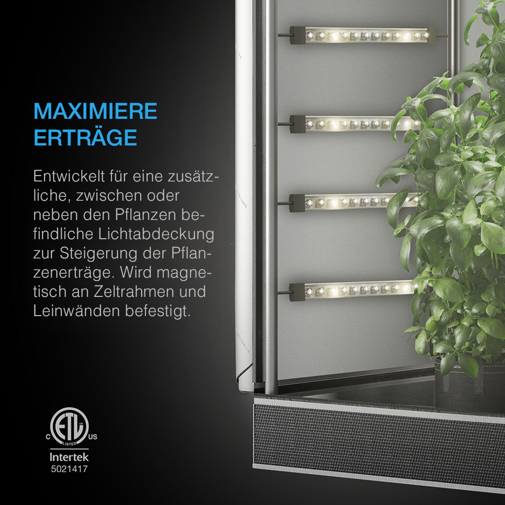 AC-Infinity-IONBEAM-S16-Vollspektrum-LED-Leiste-Samsung-LM301H-EVO-40-cm-im-Einsatz