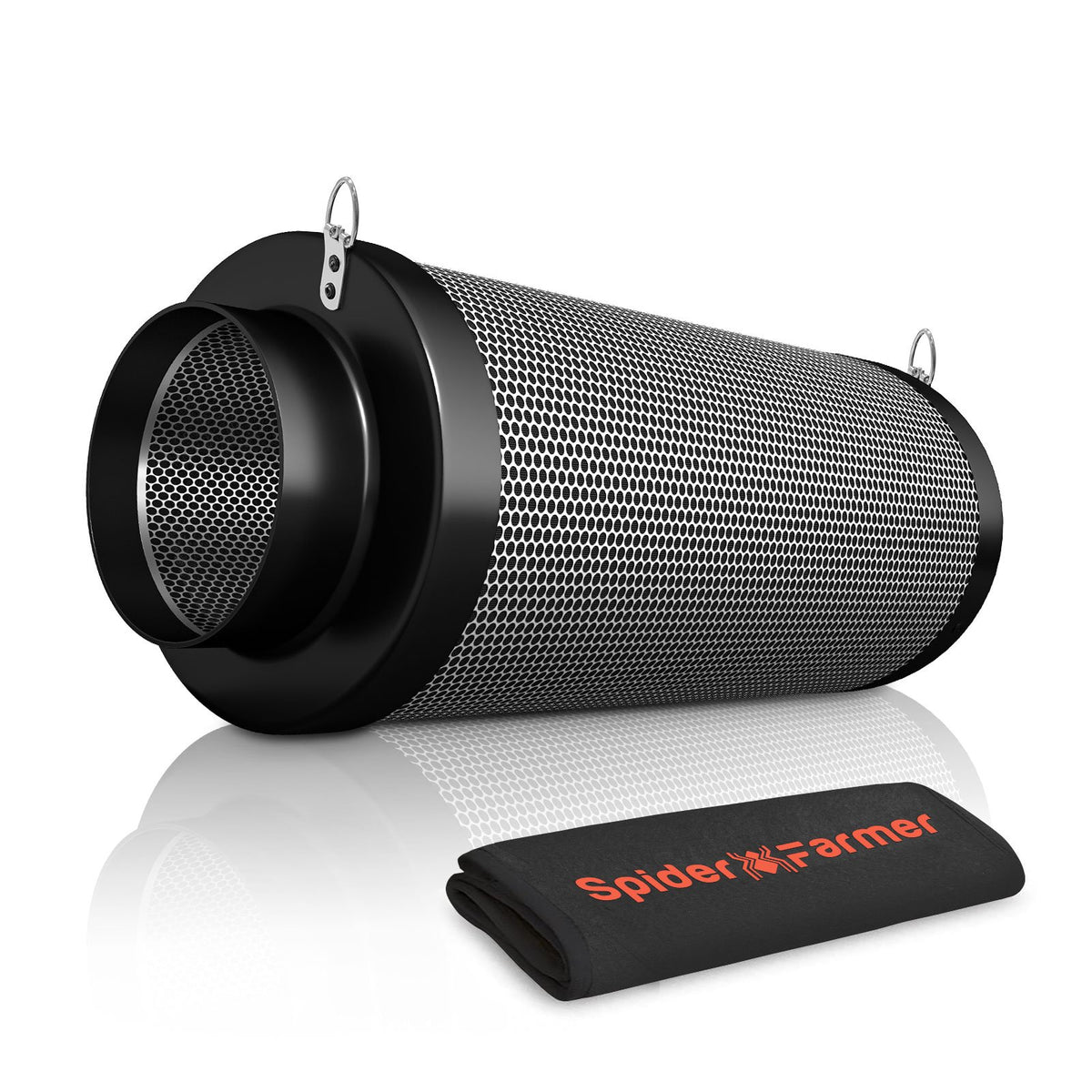 Spider Farmer Aktivkohlefilter mit 100 mm Flansch bis 350 m³/h