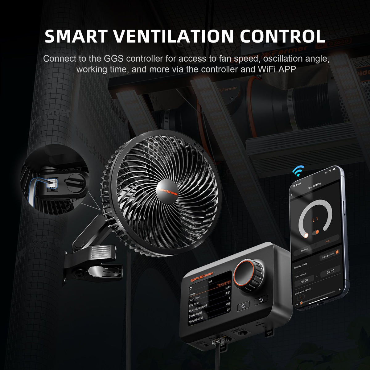 Spider Farmer Clipventilator Ø 15cm