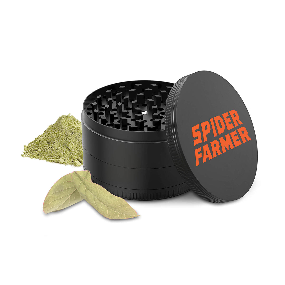 Spider Farmer Alu-Grinder 4-teilig Ø 59 mm