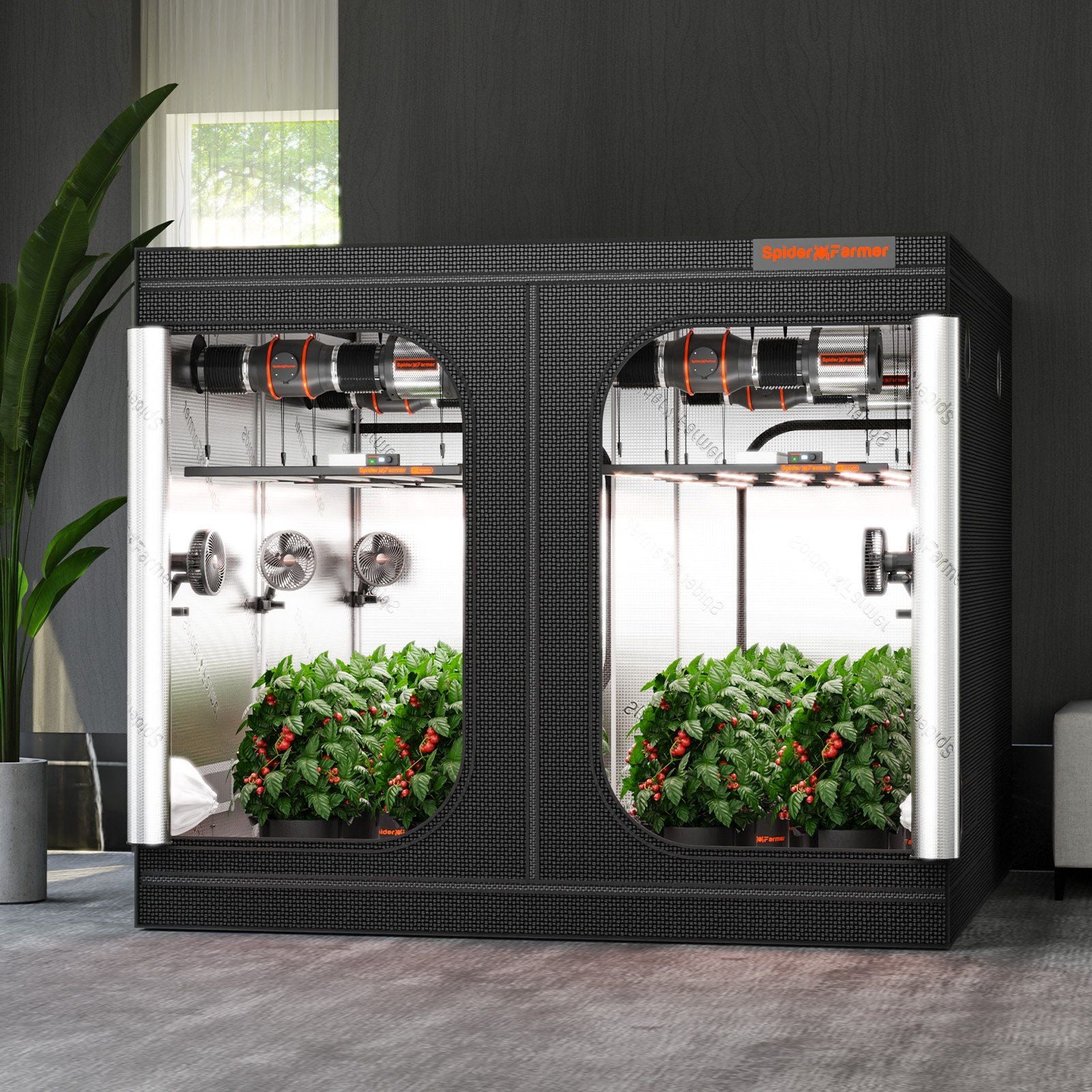 Spider Farmer Growbox 240x240x200 cm Indoor Growzelt XXL