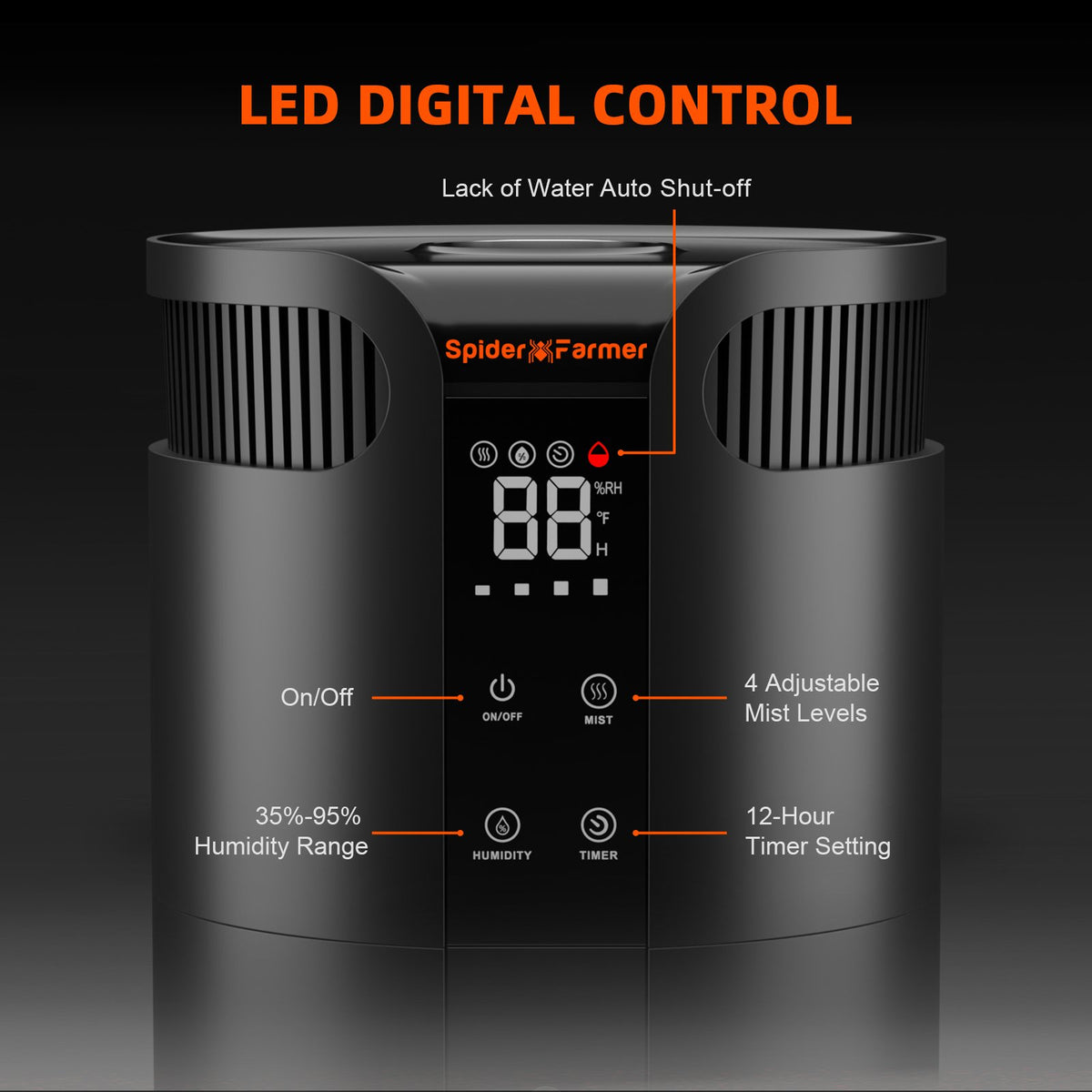 Spider Farmer Luftbefeuchter 16 L