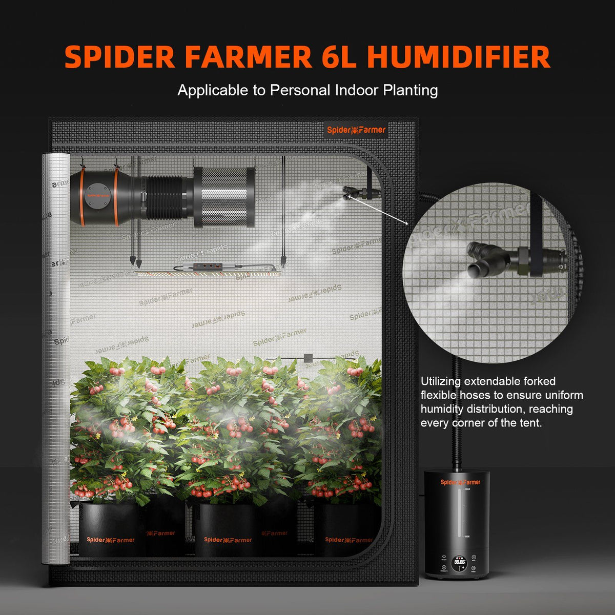 Spider Farmer Luftbefeuchter 6 L