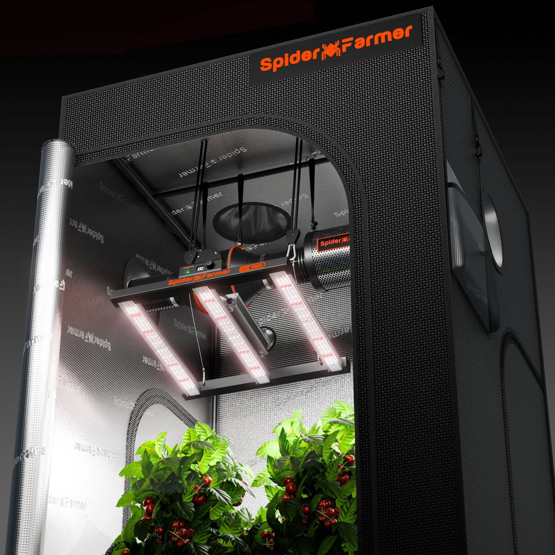 Spider Farmer SE1500 EVO LED Grow Lampe 150W Vollspektrum