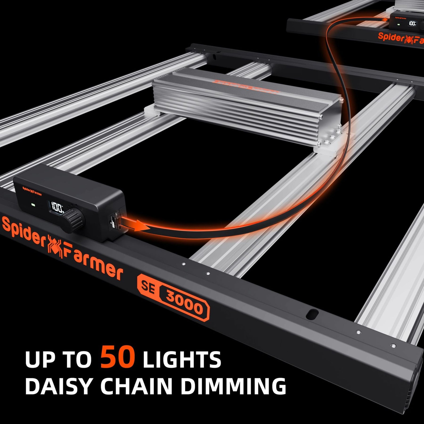 Spider Farmer SE3000 EVO LED Grow Lampe 300W Vollspektrum