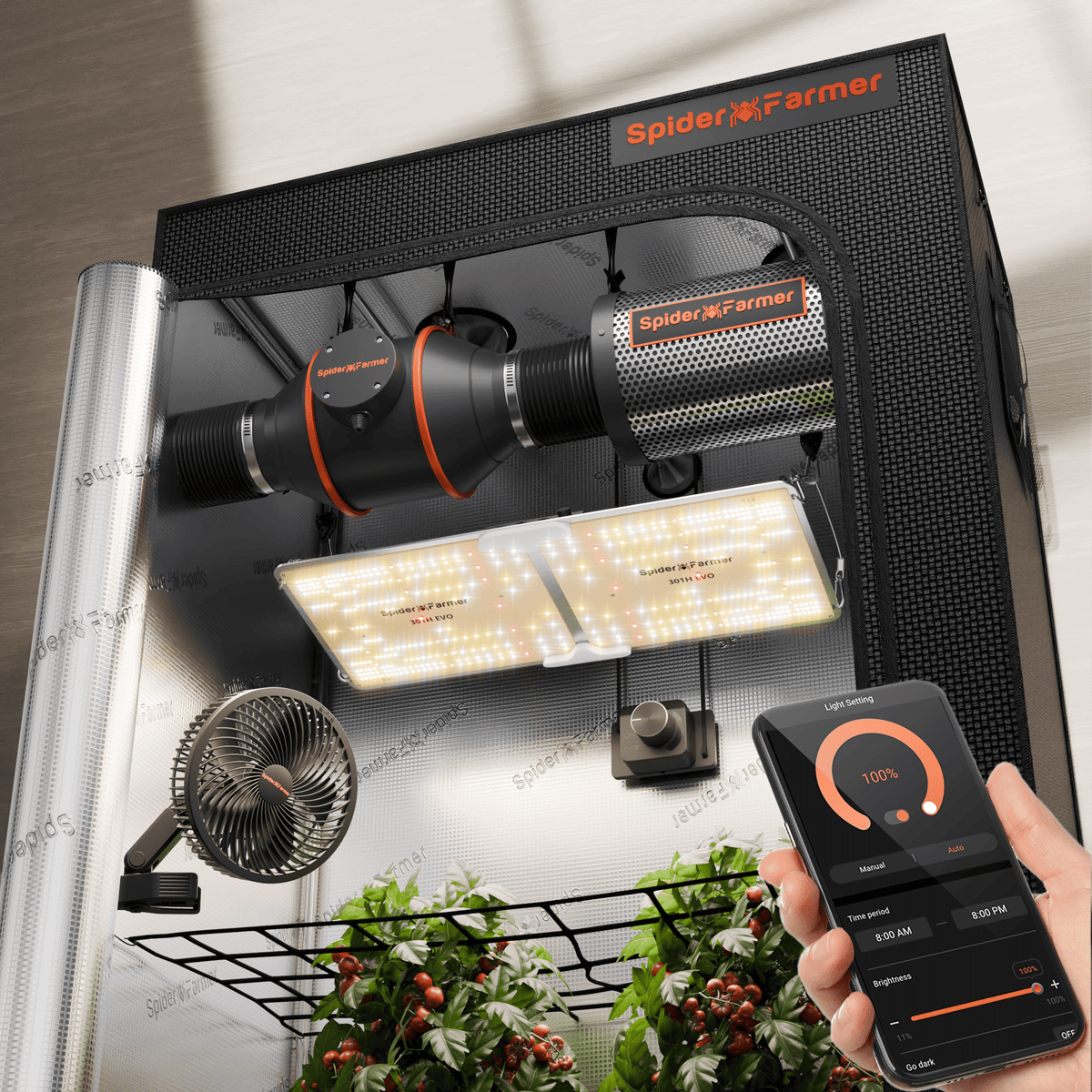 Spider-Farmer-SF2000-EVO-LED-Vollspektrum-Komplettset-120x60x180-1
