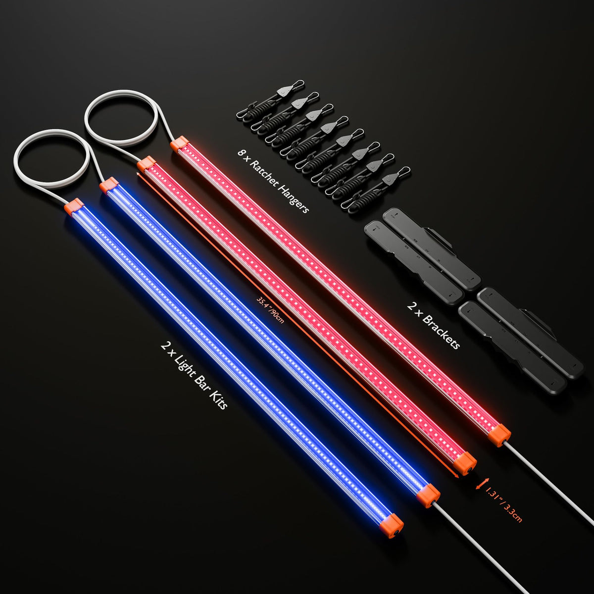 Spider Farmer Zusatzbeleuchtung UV und IR LED 84 Watt