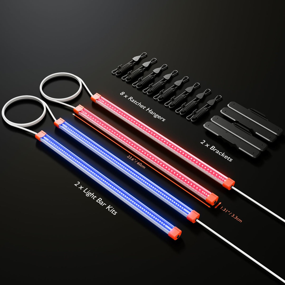 Spider Farmer Zusatzbeleuchtung UV und IR LED 46 Watt