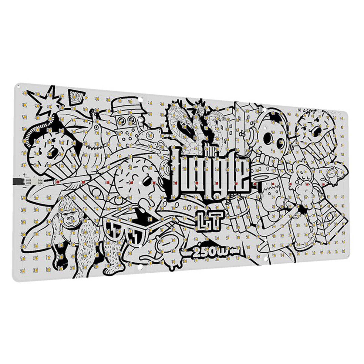 LED-Platine “The Jungle LT 250W” mit auffälligem Design und integrierten LEDs für leistungsstarke Beleuchtung.