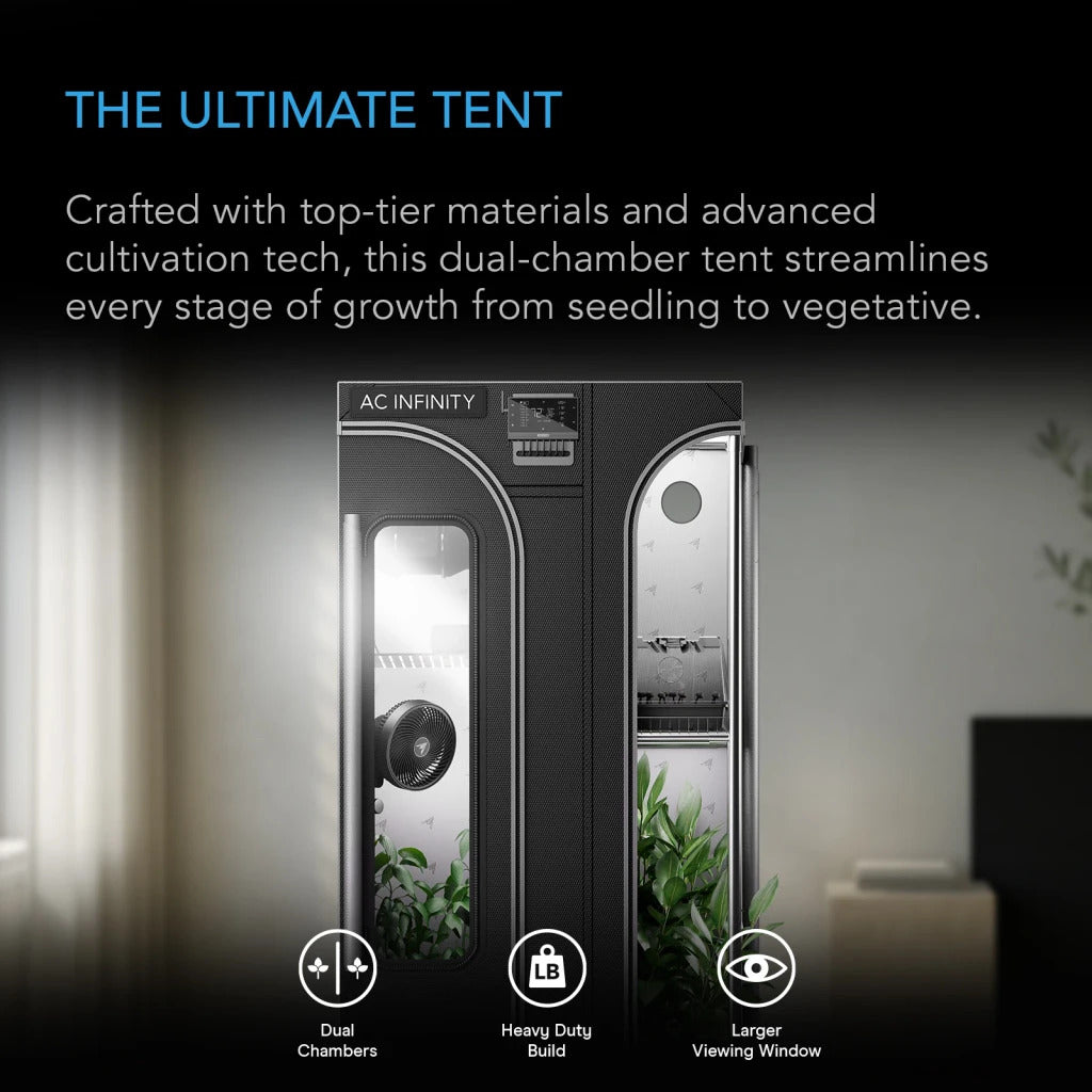 AC Infinity CLOUDLAB 743D 2-in-1 Advance Grow Zelt 120x90x180cm