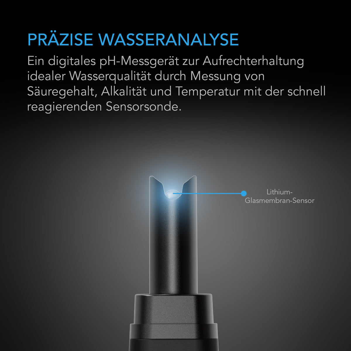 AC Infinity Digitales pH-Messgerät für Wasser