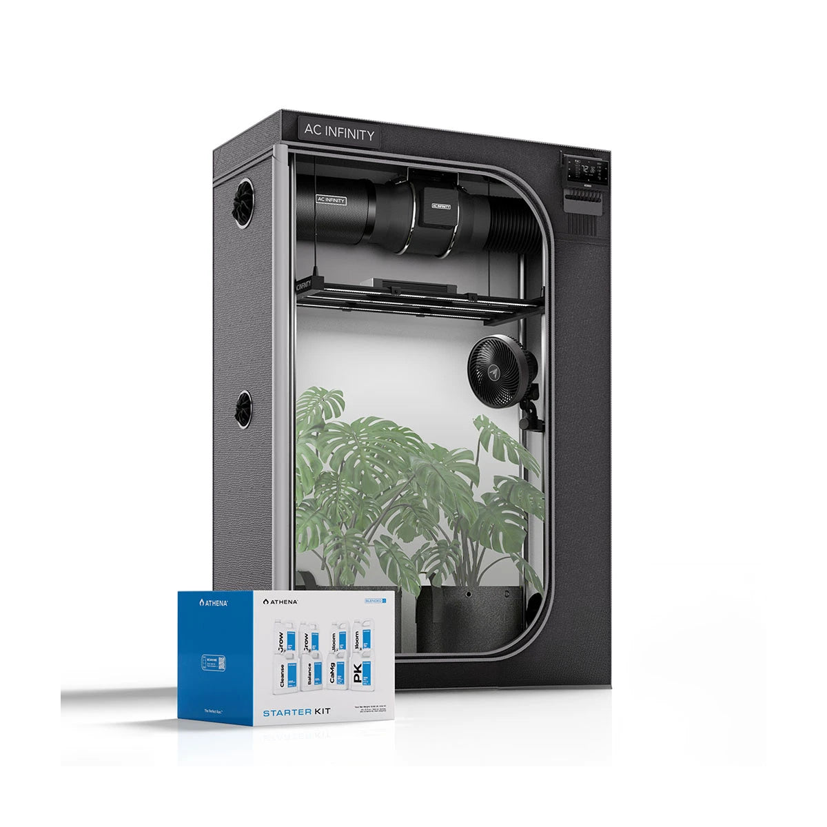 ai-cultivator-kit-60x120x180-3-pflanzen-set-mit-ki-steuerung-und-athena-blended-starter-kit