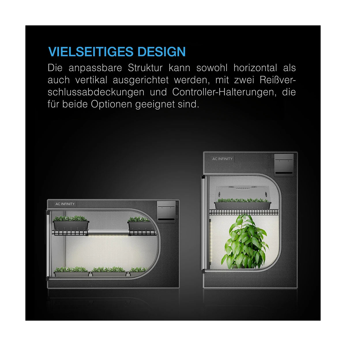 AC Infinity CLOUDLAB Advance Anzucht Grow Zelt 60x60x90 cm