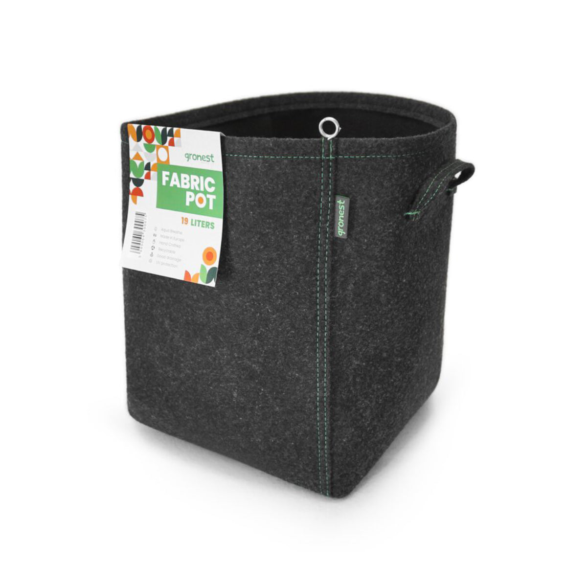 gronest-stofftopf-19l-24-x-24-x-32-cm