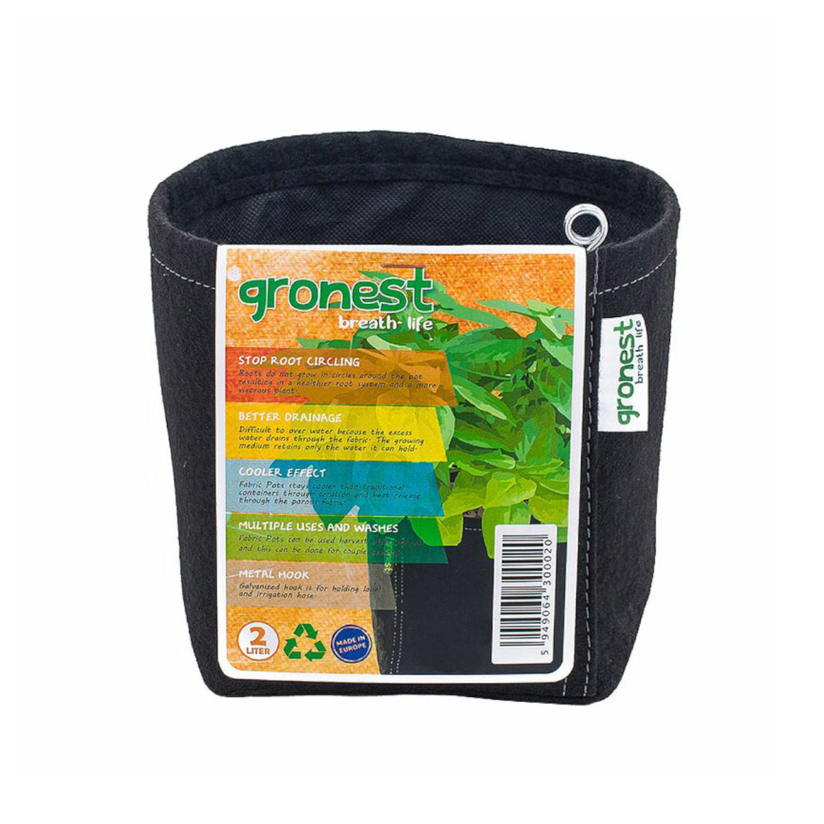 gronest-stofftopf-2l-12-x-12-x-14-cm