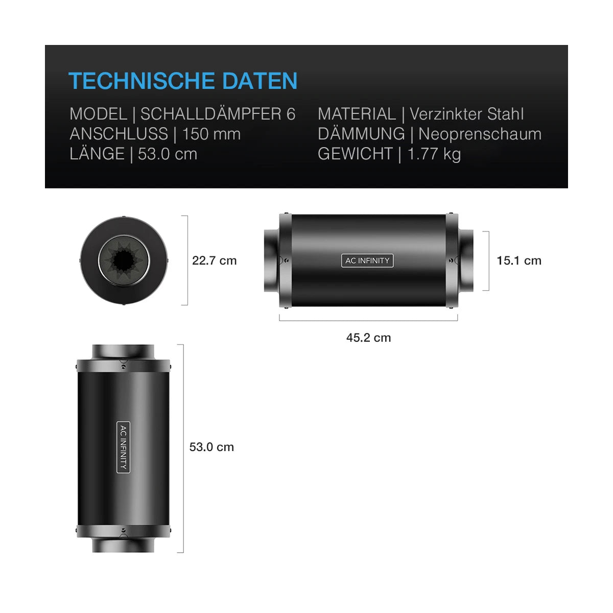 inline-rohrschalldaempfer-150mm-technische-daten