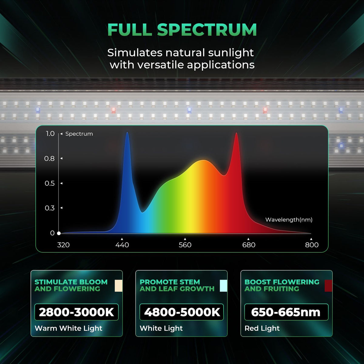 Mars Hydro ADlite 100 LED Zusatzbeleuchtung 100 Watt