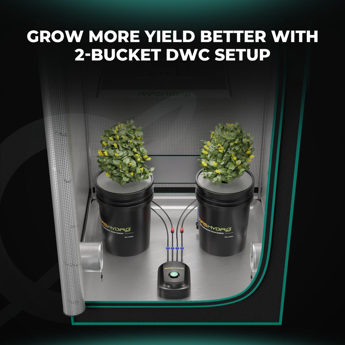 Mars Hydro DWC Hydroponik System