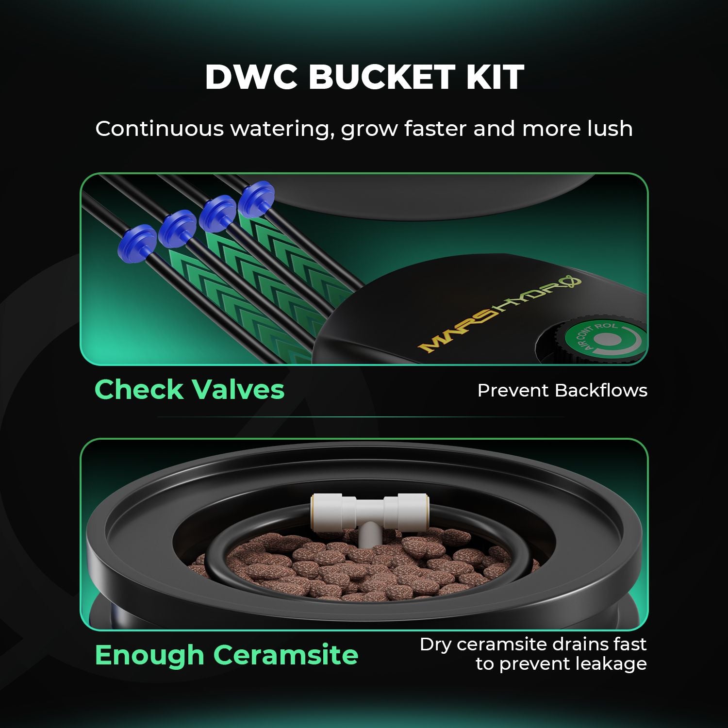 Mars Hydro DWC Hydroponik System