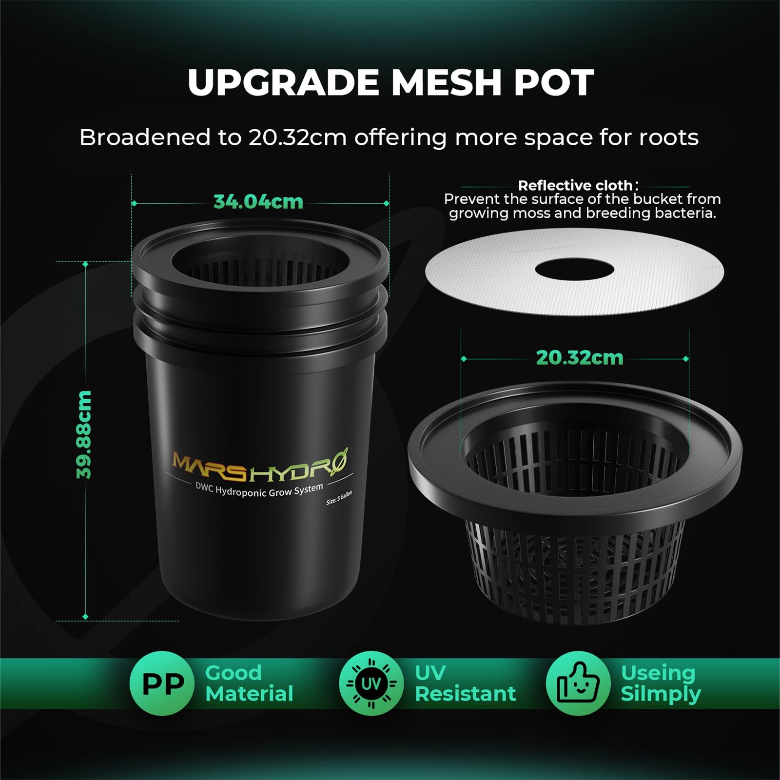 Mars Hydro DWC Hydroponik System