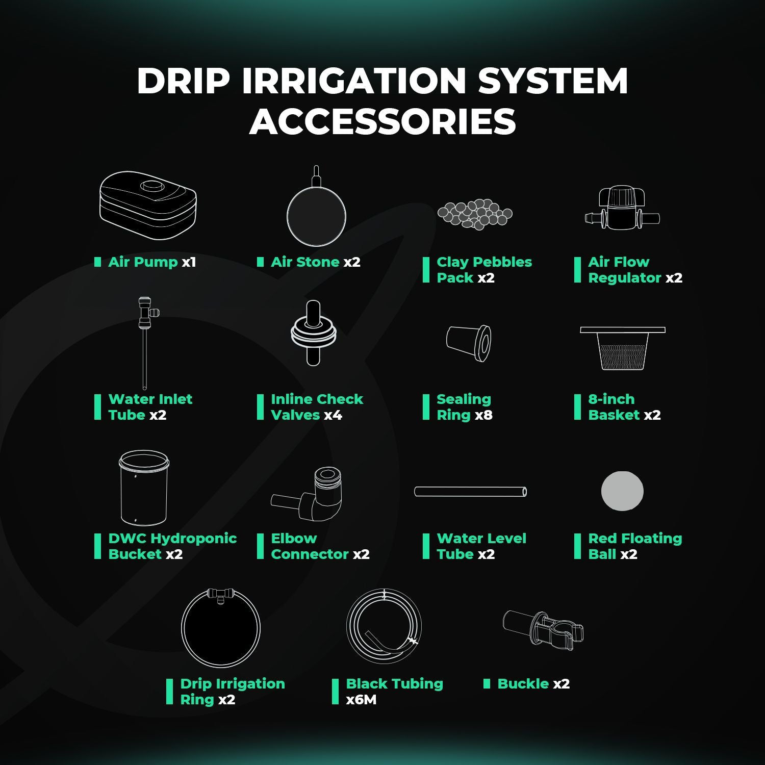 Mars Hydro DWC Hydroponik System