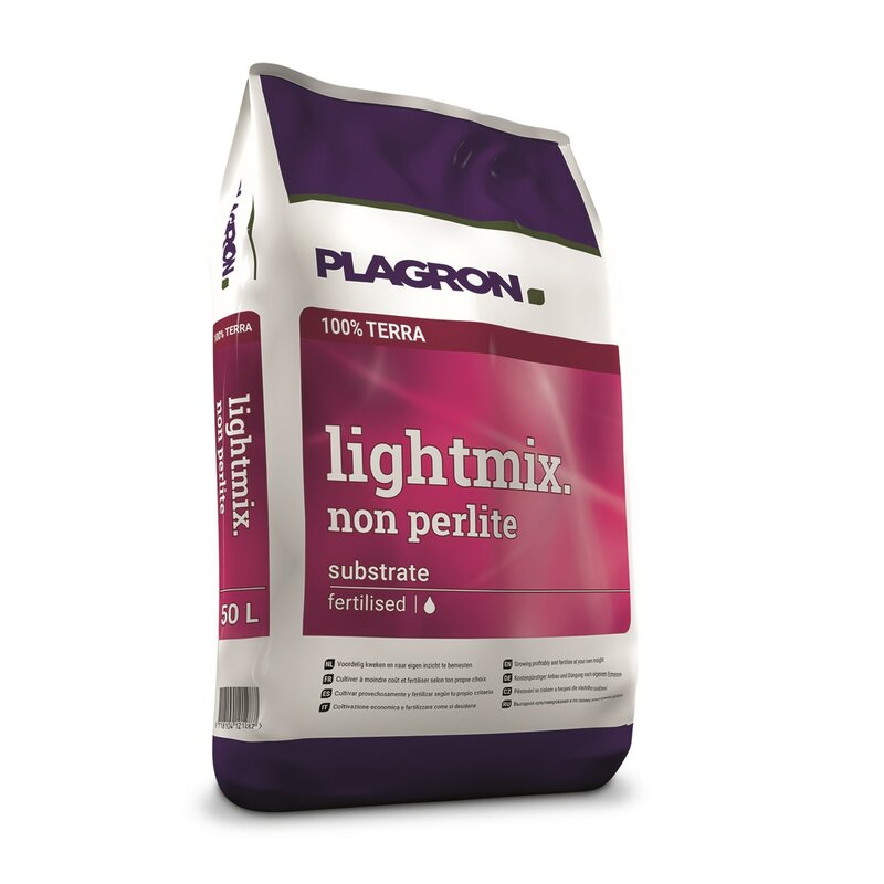 Plagron Light-Mix ohne Perlite 50 Liter Bio Erde