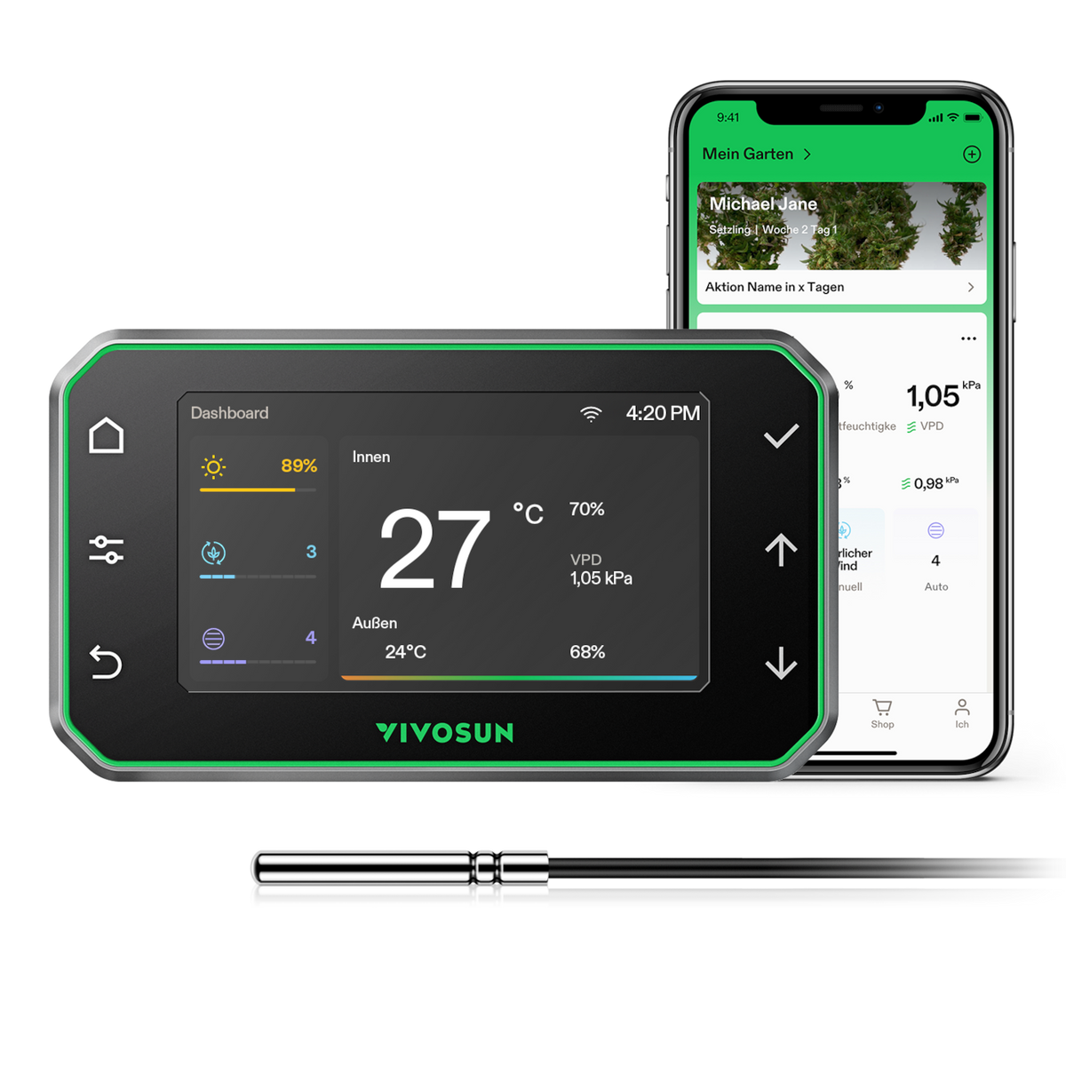 VIVOSUN E42A+ GrowHub WLAN-Controller