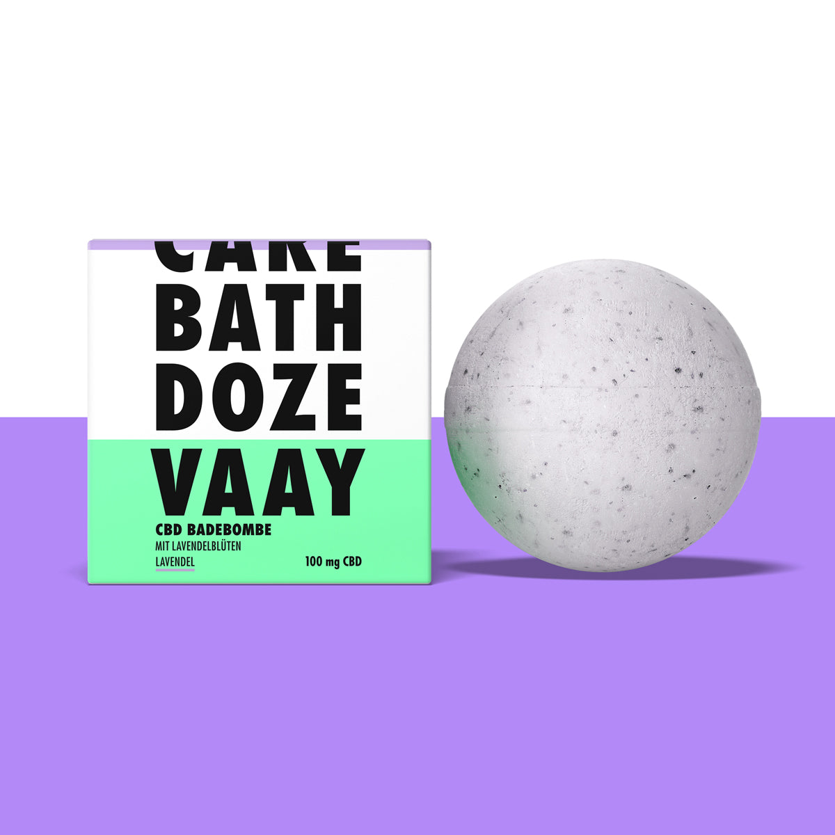 VAAY CBD Badekugel Relax mit Lavendel (100mg CBD)