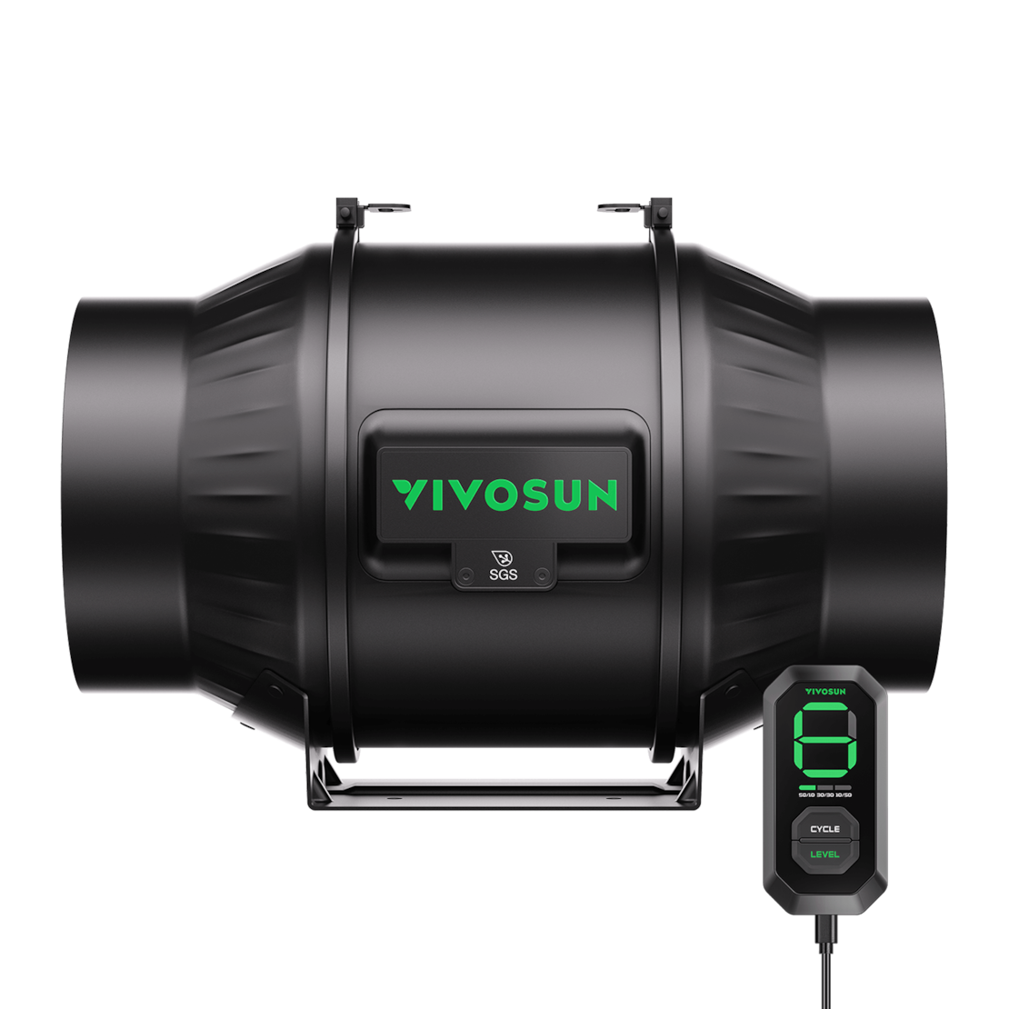 VIVOSUN AeroZesh T6 mit E12-Geschwindigkeitsregler