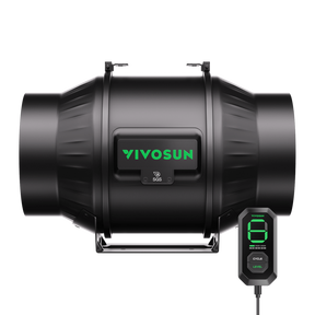 VIVOSUN AeroZesh T6 mit E12-Geschwindigkeitsregler