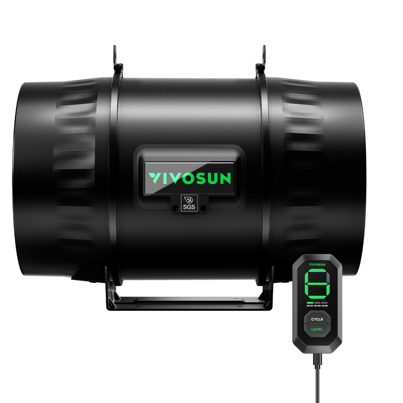 VIVOSUN AeroZesh T8 mit E12-Geschwindigkeitsregler