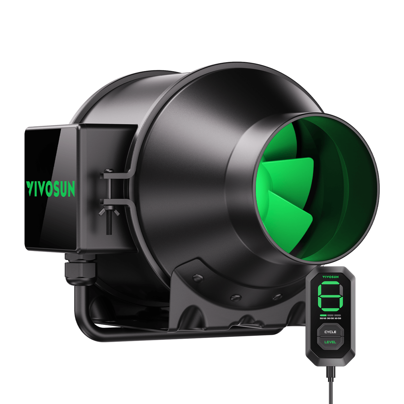 VIVOSUN AeroZesh G4 mit E12-Geschwindigkeitsregler