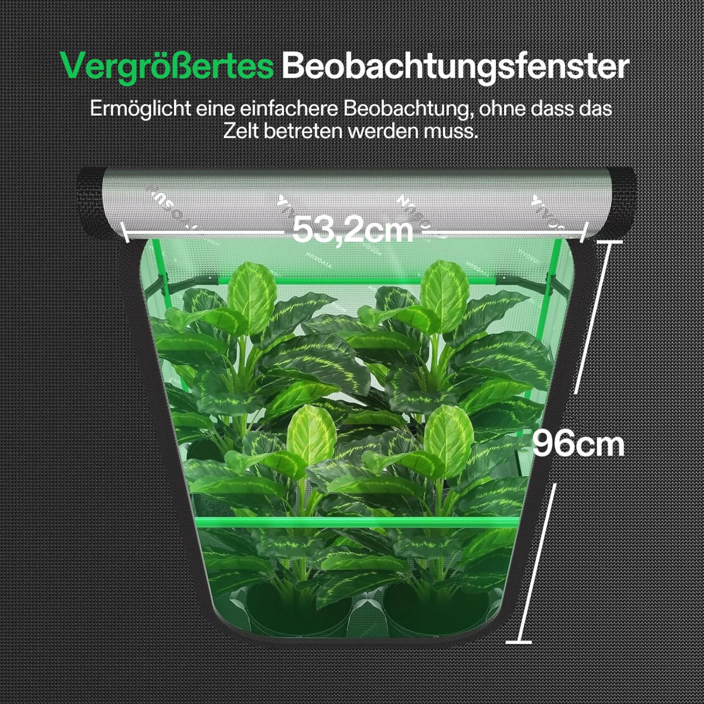 VIVOSUN Growbox Pro 150×300×200 cm