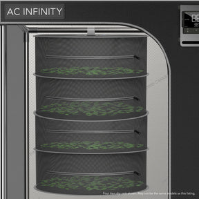 AC Infinity hängendes Trockengestell, 60 cm Durchmesser, sechs Ebenen