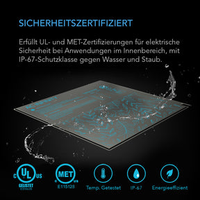 AC Infinity SUNCORE S3, wasserfeste Heizmatte für Keimlinge mit Heizungs-Controller, 25,4 cm x 52,7 cm