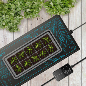 AC Infinity SUNCORE S3, wasserfeste Heizmatte für Keimlinge mit Heizungs-Controller, 25,4 cm x 52,7 cm