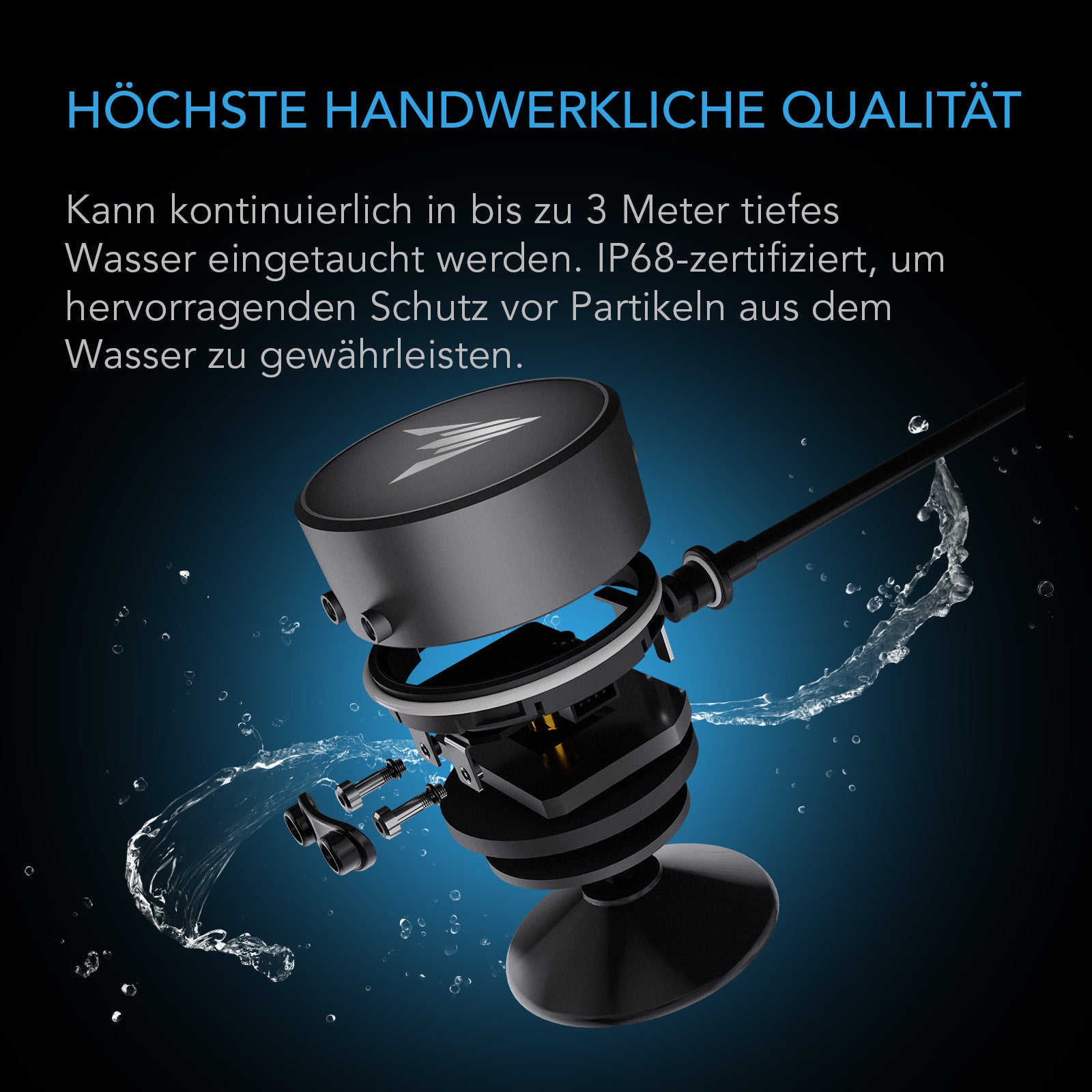 AC Infinity KI-Wassersensor zur Flüssigkeitserkennung