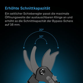 AC Infinity Präzisionsschere aus KS5-Mittelkarbonstahl, 20,3 cm Bypass-Klingen