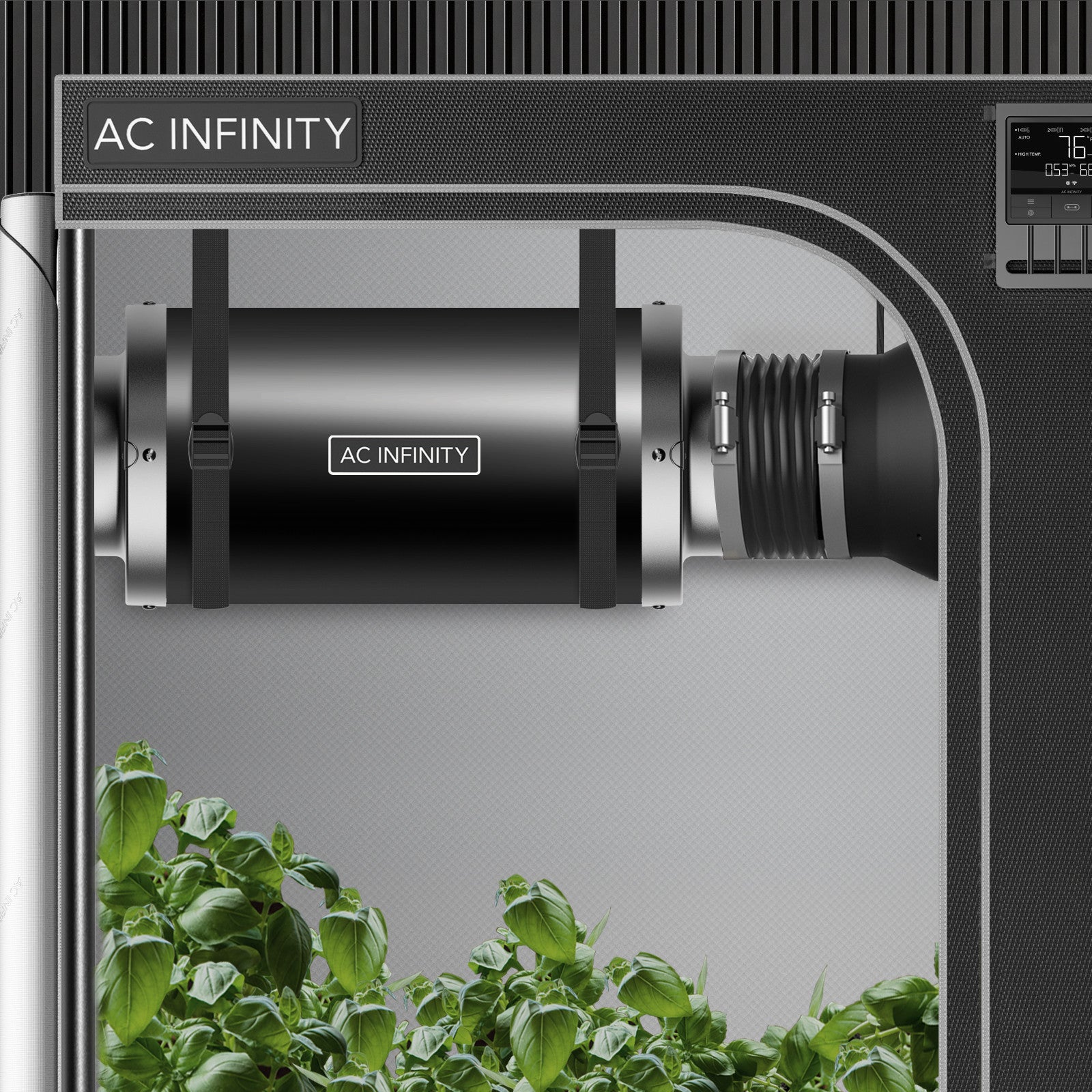 AC Infinity Rohrschalldämpfer, 200mm