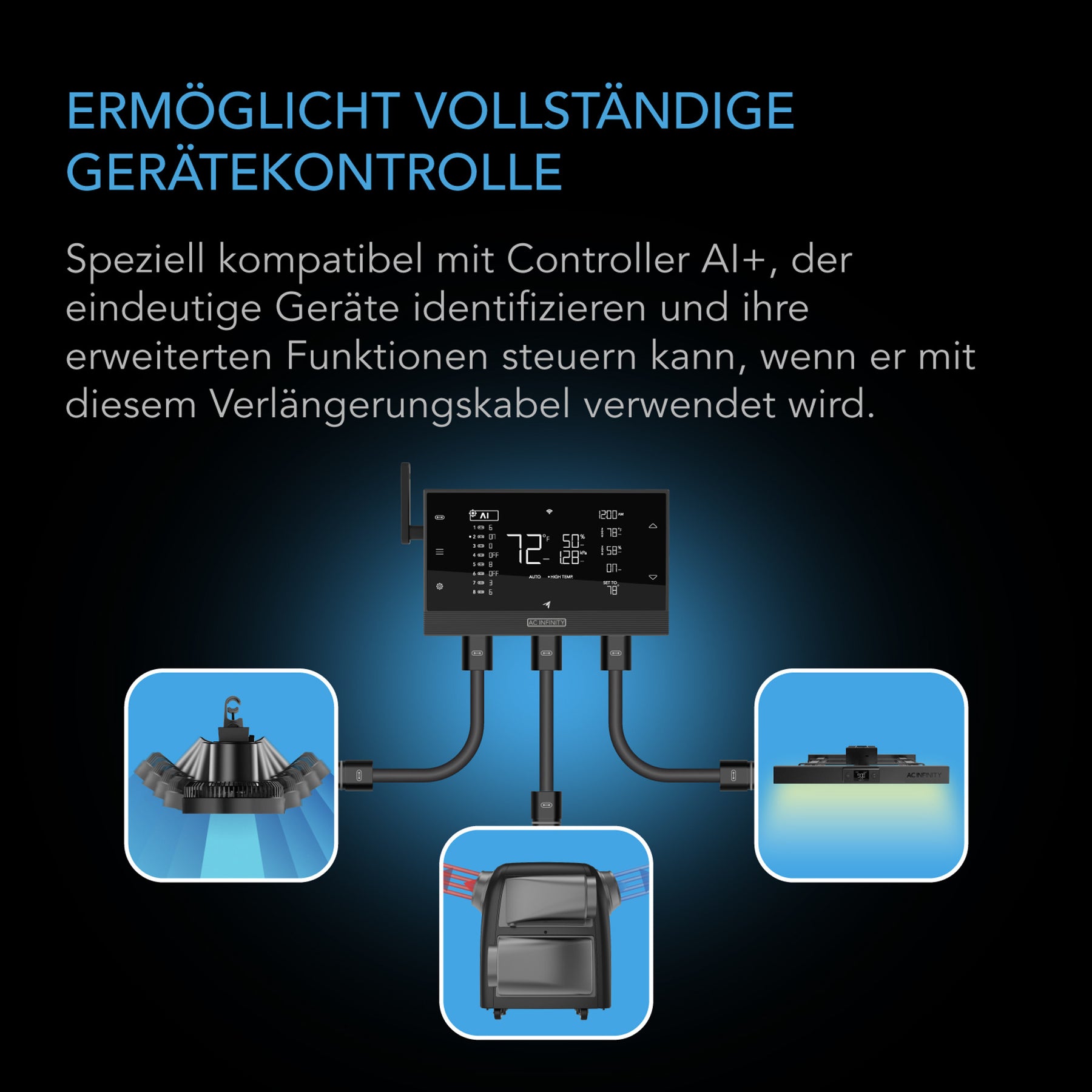 AC-Infinity-UIS-zu-UIS-Verlaengerungskabel-fuer-controller-ai-vollstaendige-geraetekontrolle