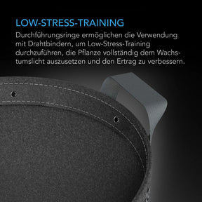 AC Infinity hochbelastbare wiederverwendbare Stofftöpfe, 3,8 Liter, 5er-Pack