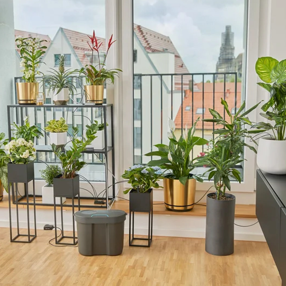 Wasserreservoir-Gardena-aufbau-beispiel