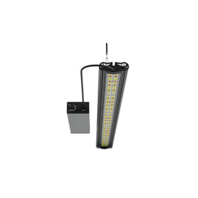 Greenception GCx-5 Solo PWR 200W LED-Licht, vertikale Draufsicht zeigt die Leuchte und ihre LEDs.