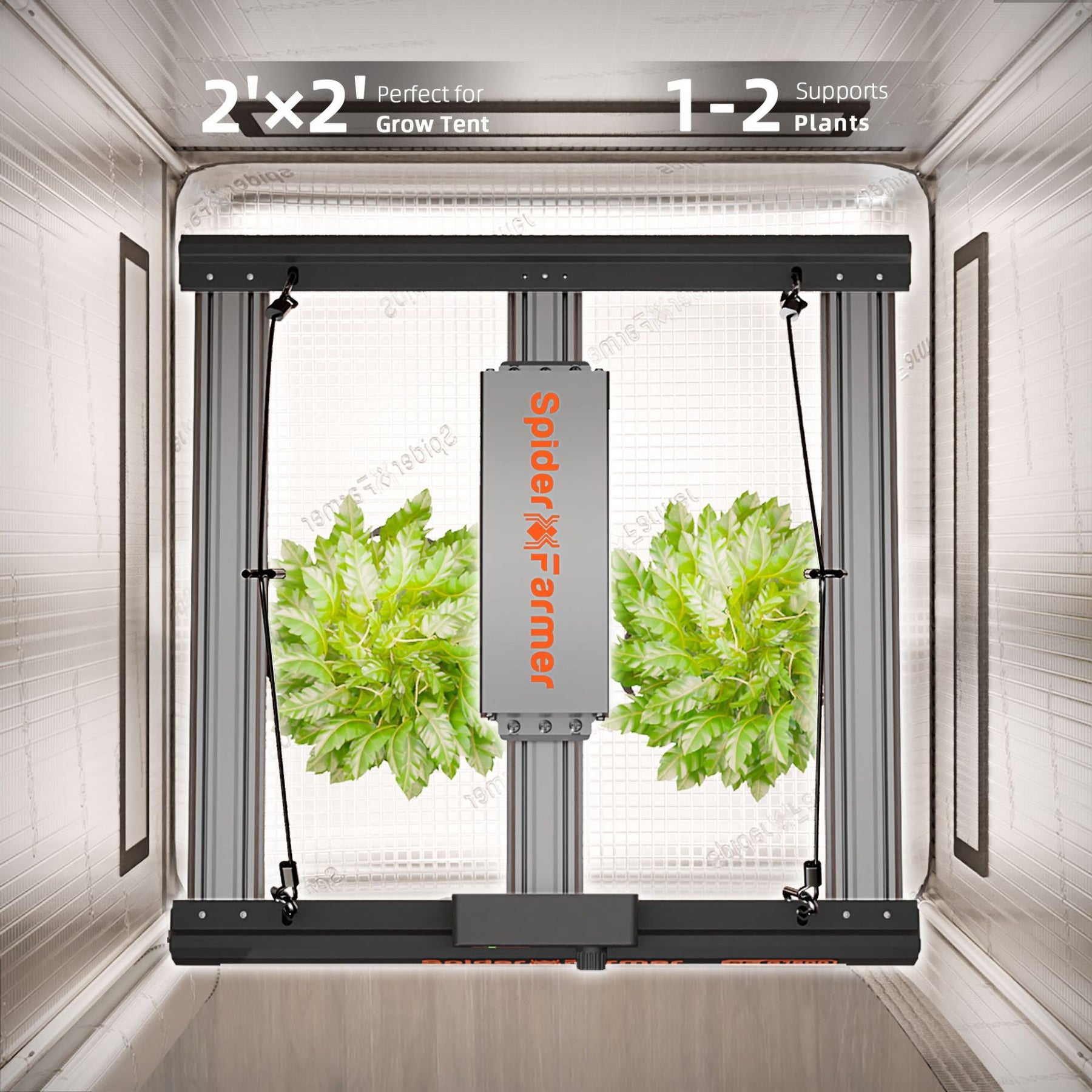 Spider Farmer G1500 EVO LED Grow Lampe 150W Vollspektrum
