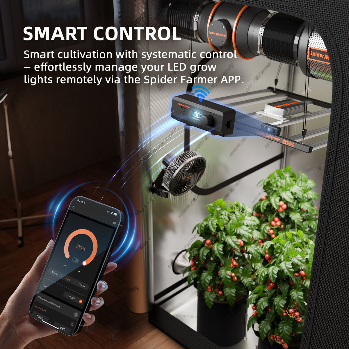 Spider Farmer G4500 EVO LED Grow Lampe 320W Vollspektrum