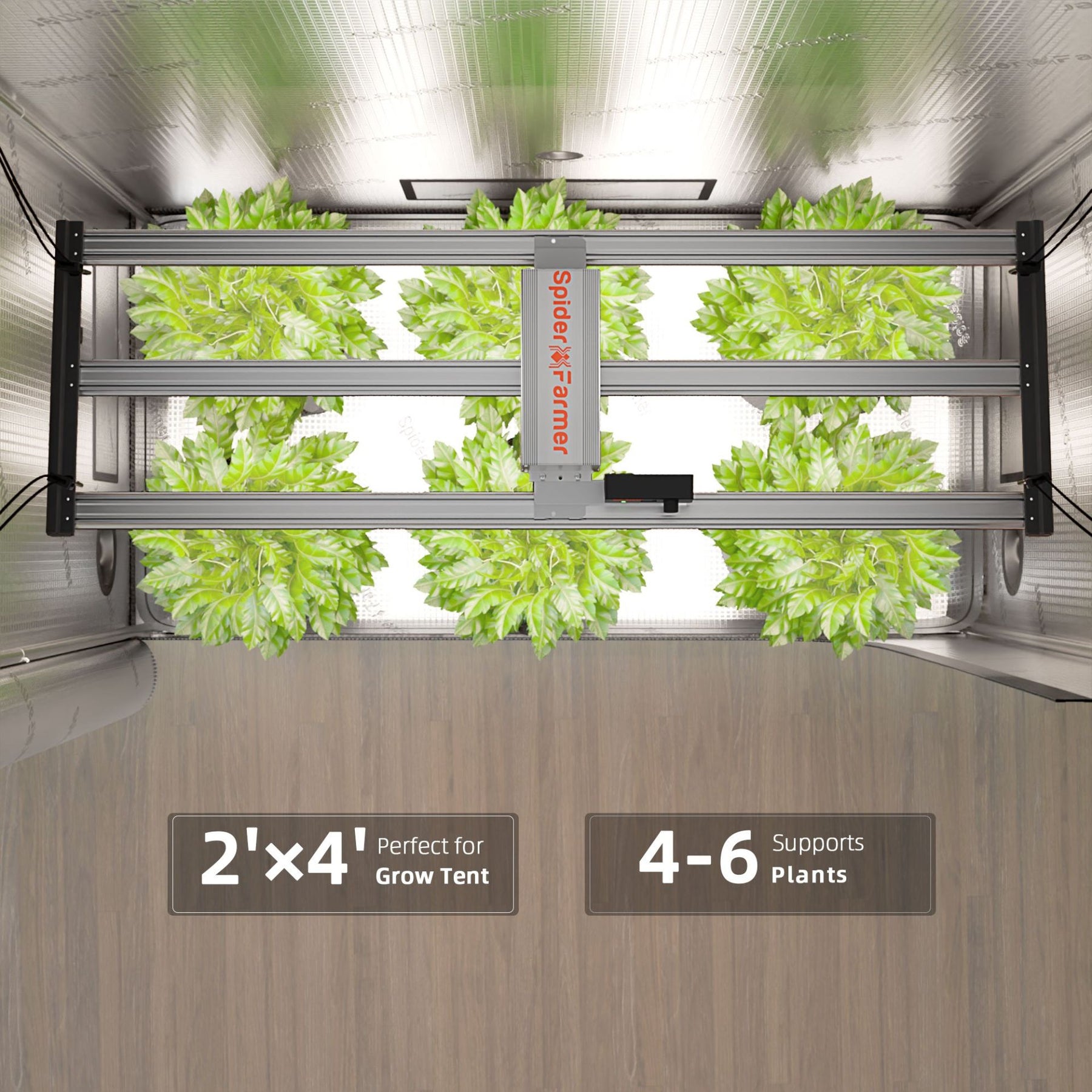 Spider Farmer G4500 EVO LED Grow Lampe 320W Vollspektrum