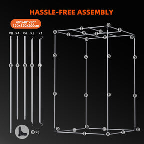 Spider Farmer Growbox 120x120x200 cm Indoor Growzelt