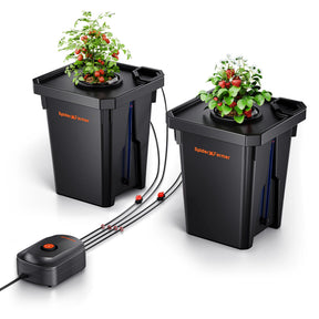 Spider Farmer Tiefwasserkultur DWC Hydroponik-System mit 2 Töpfen