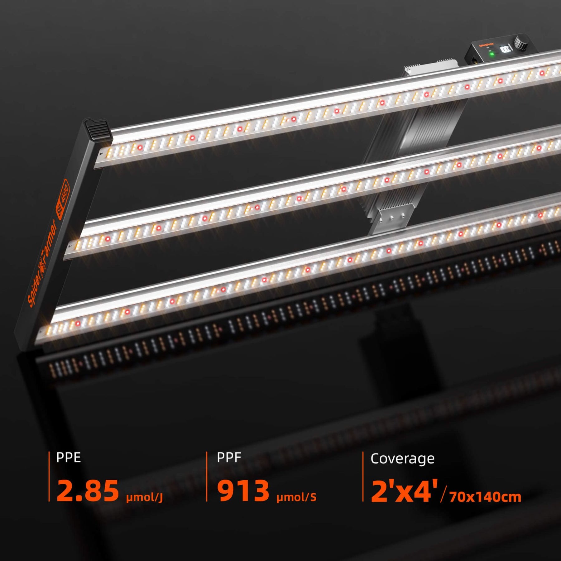 Spider Farmer SE4500 EVO LED Grow Lampe 320W Vollspektrum